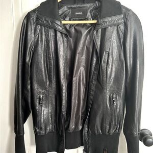 RUDSAK Men's Black Bomber Jacket